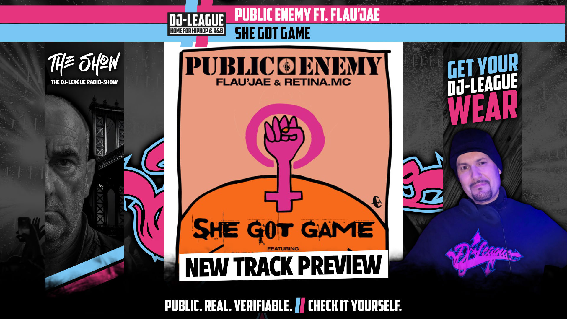 Public Enemy ft. Flau’Jae & Retina.MC – She Got Game