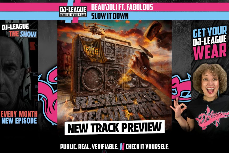 Beau'Joli ft. Fabolous - Slow It Down - HipHop & R&B DJ Track featured image
