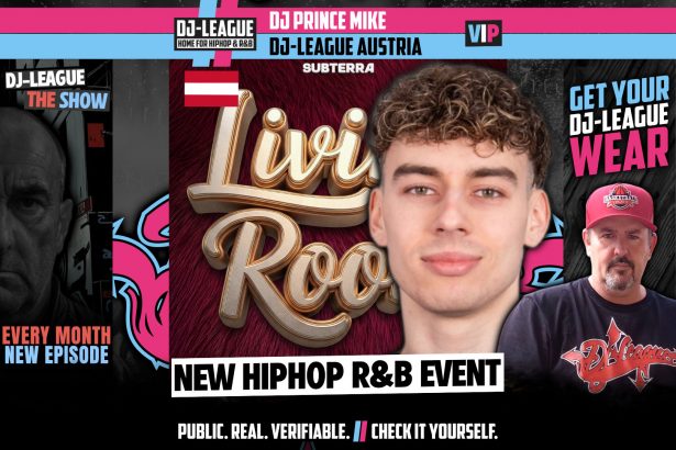 DJ-LEAGUE.NET | Living Room – HipHop & House Event in Baden (AT) Featured Image