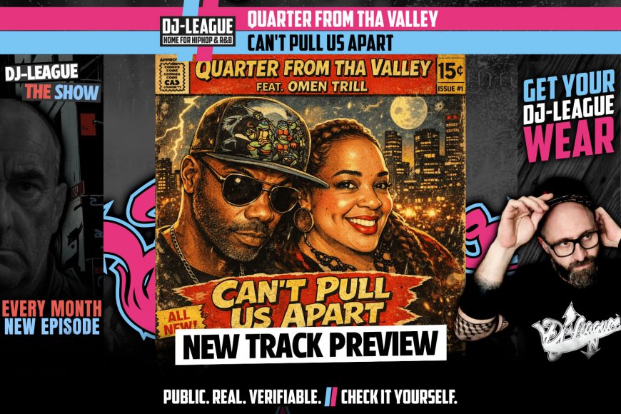 Quarter From The Valley ft. Omen Trill - Can't Pull Us Apart - HipHop & R&B DJ Track Featured Image