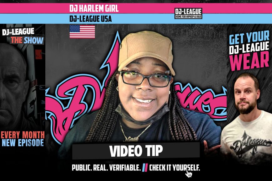 DJ-LEAGUE.NET | DJ Harlem Girl – Live HipHop & R&B DJ Set Event Video