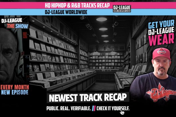 Monthly HQ HipHop R&B Tracks Recap – Featured Image for DJ-League Recap