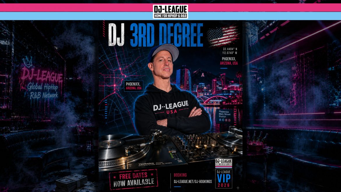 DJ 3rd Degree - HipHop & R&B DJ from Phoenix, USA | DJ-League VIP DJ