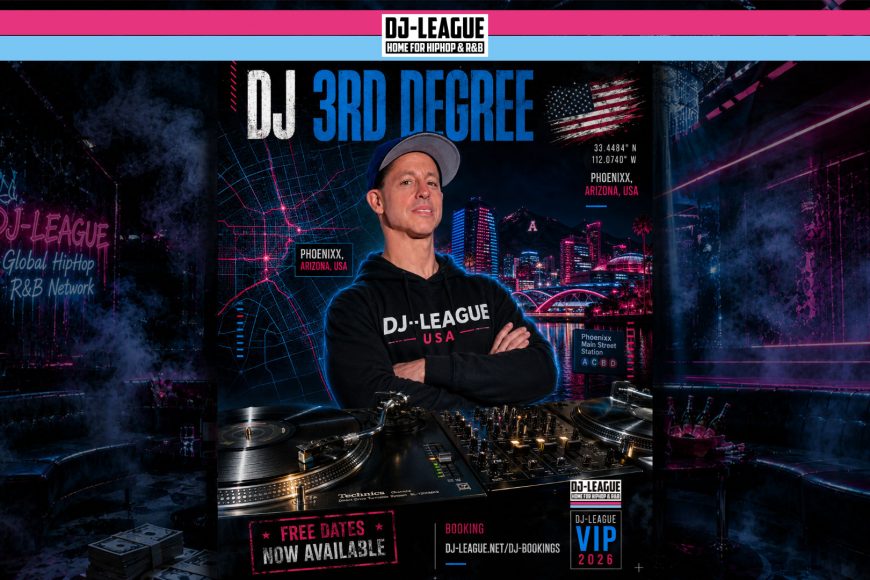DJ 3rd Degree - HipHop & R&B DJ from Phoenix, USA | DJ-League VIP DJ