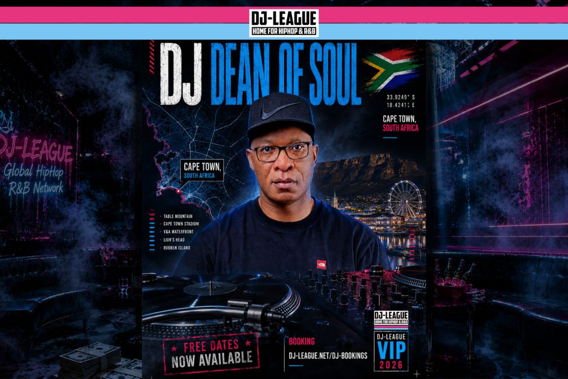 DJ Dean Of Soul - R&B DJ from Cape Town, South Africa | DJ-League VIP DJ