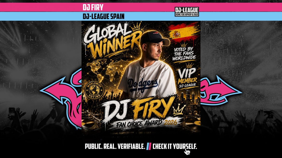 DJ Firy - Winner - DJ-League Fan Choice Award 2026