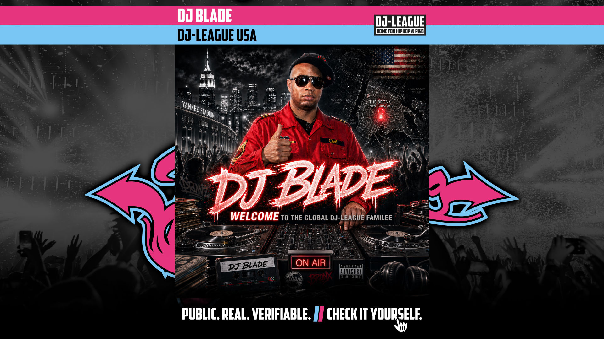 Welcome DJ Blade to the DJ-League
