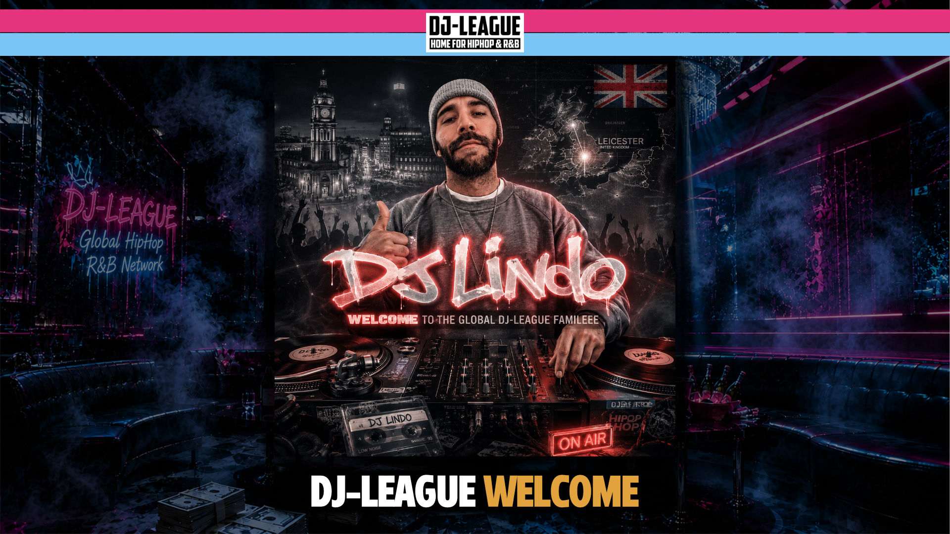 Welcome DJ Lindo to the DJ-League