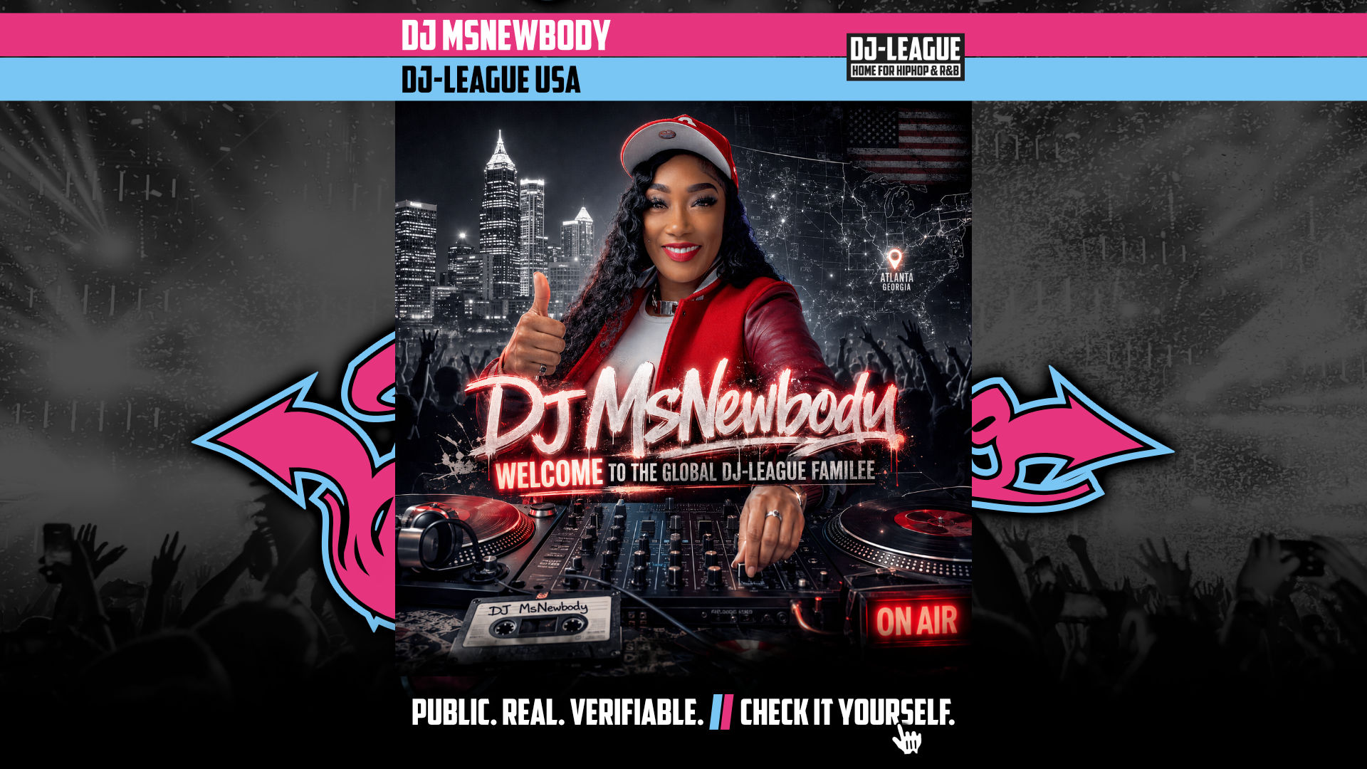 Welcome DJ MsNewbody to the DJ-League