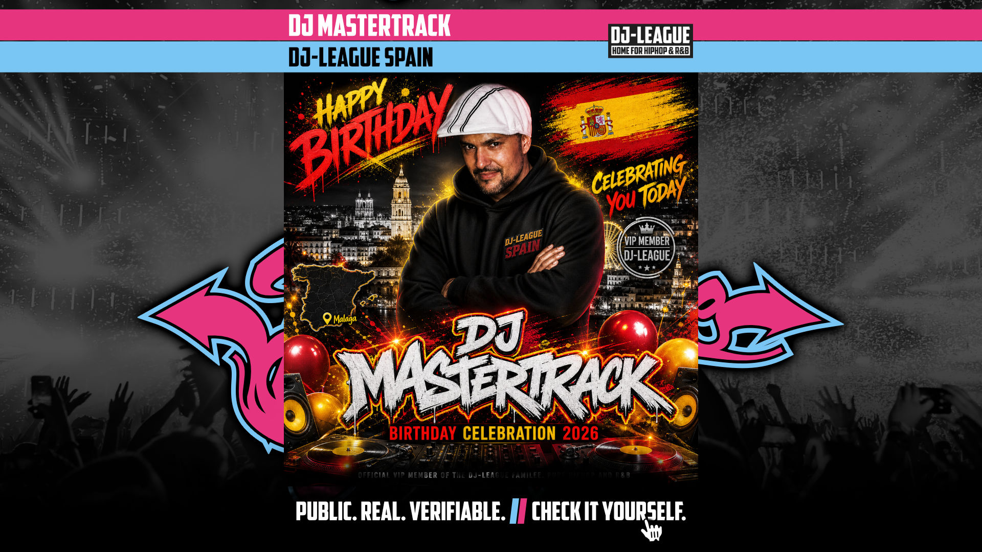 Happy Birthday DJ Mastertrack – VIP DJ-League Member Birthday Tribute