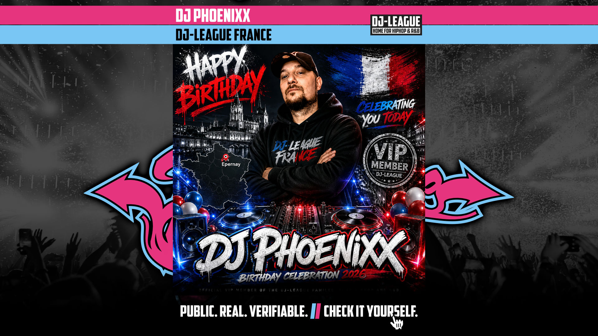 Happy Birthday DJ Phoenixx – VIP DJ-League Member Birthday Tribute