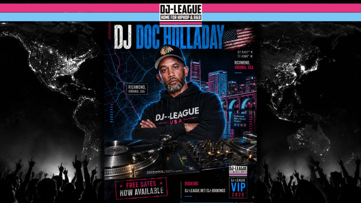 DJ Doc Holladay - HipHop & R&B DJ from Richmond, USA | DJ-League VIP DJ