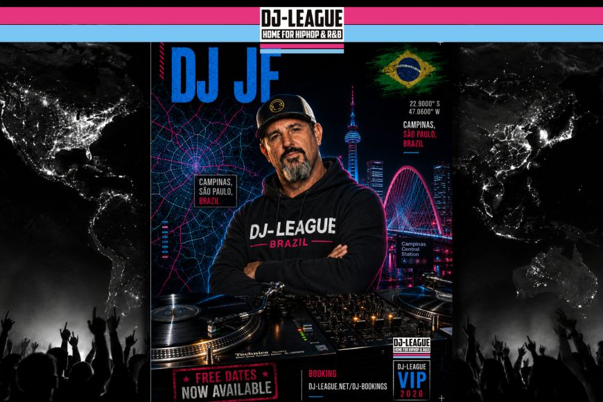 DJ JF - HipHop & R&B DJ from Campinas, Brazil | DJ-League VIP DJ