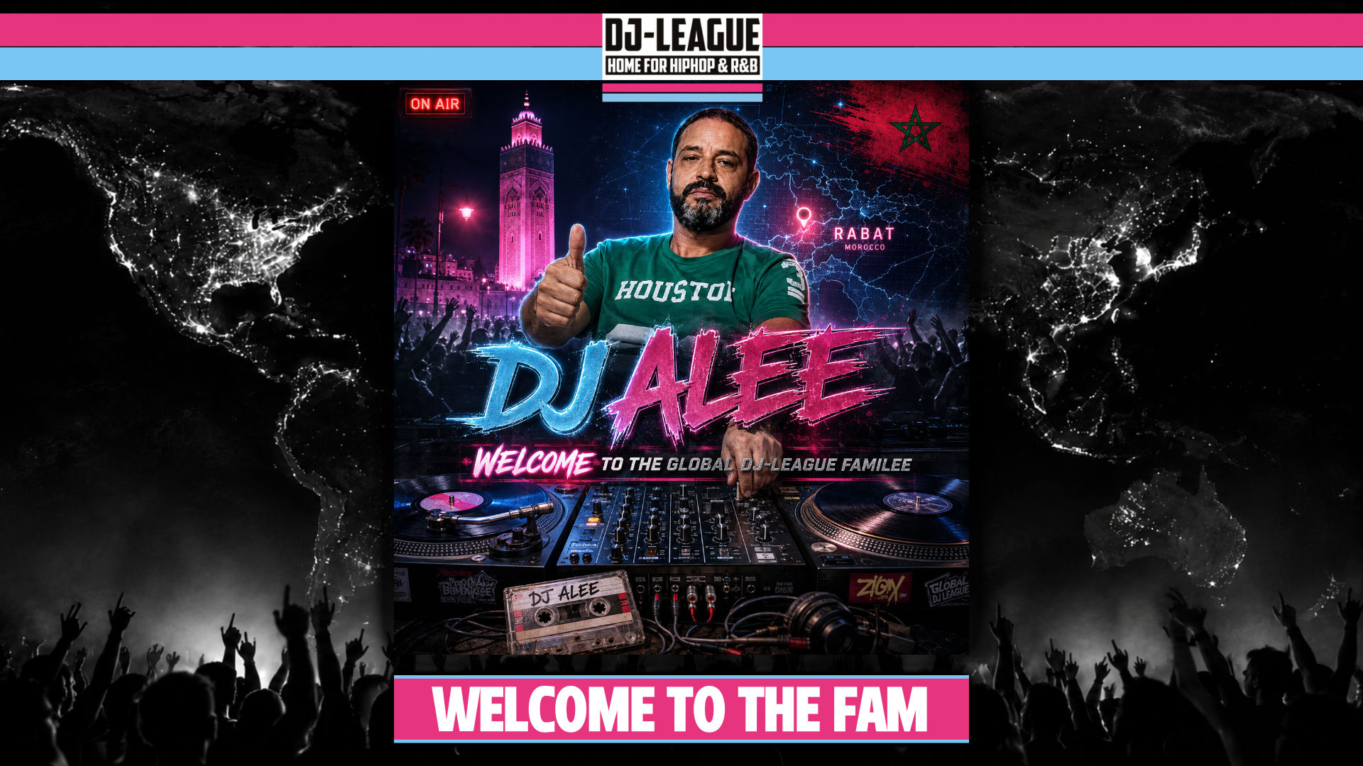 Welcome DJ Alee to the DJ-League