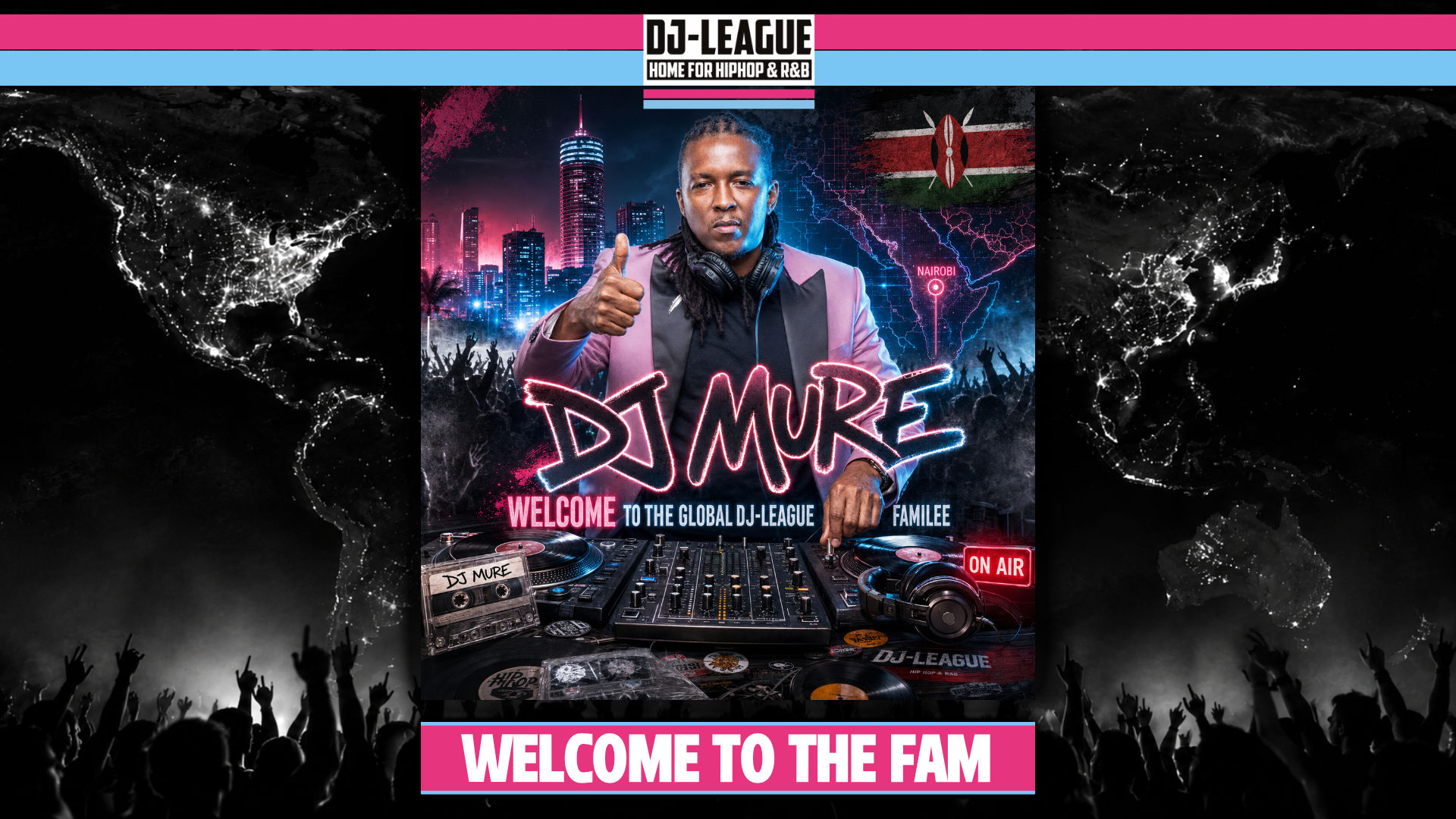 Welcome DJ Mure to the DJ-League