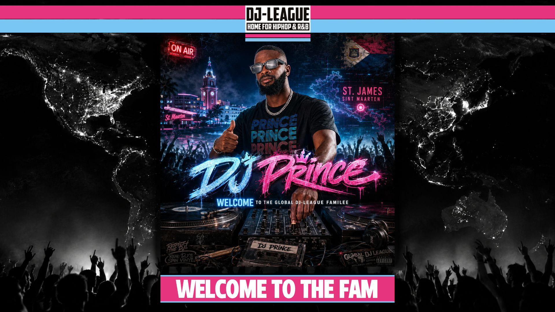 Welcome DJ Prince to the DJ-League