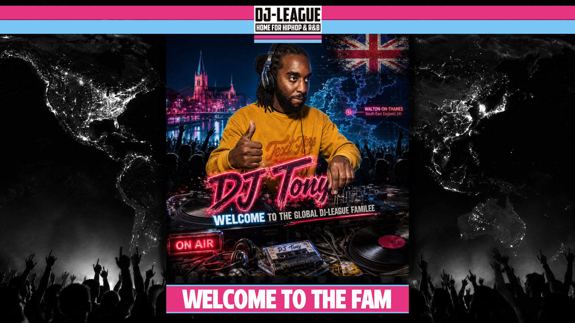 Welcome DJ Tony to the DJ-League