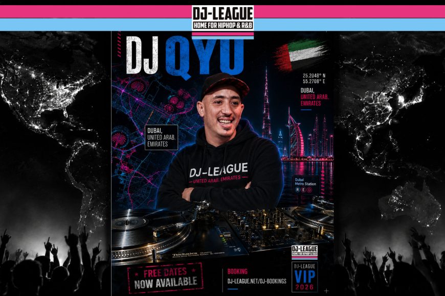 DJ QYU - HipHop & R&B DJ from Dubai, United Arab Emirates | DJ-League VIP DJ