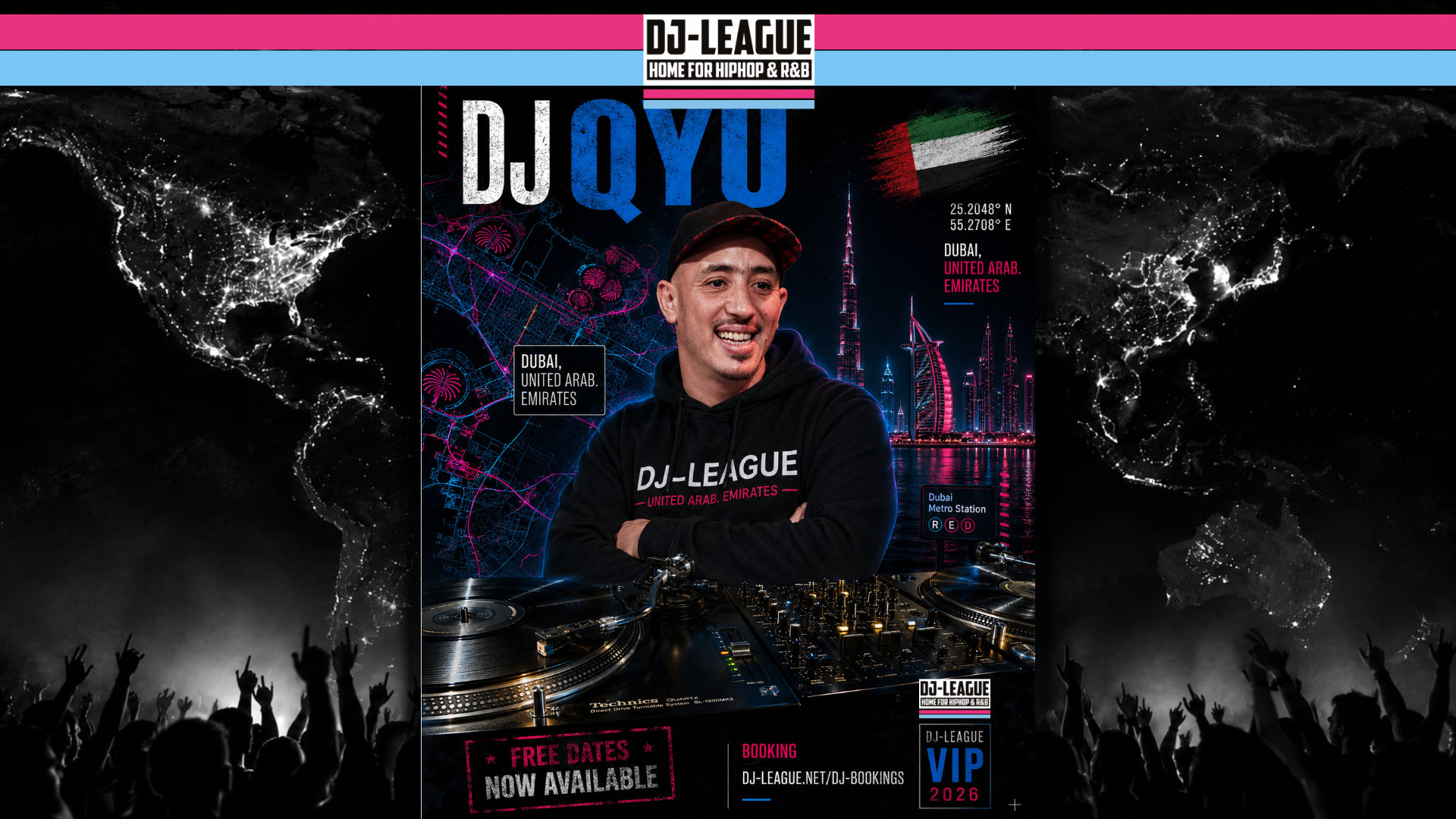 DJ QYU – HipHop & R&B DJ from Dubai, United Arab Emirates | DJ-League VIP DJ Booking