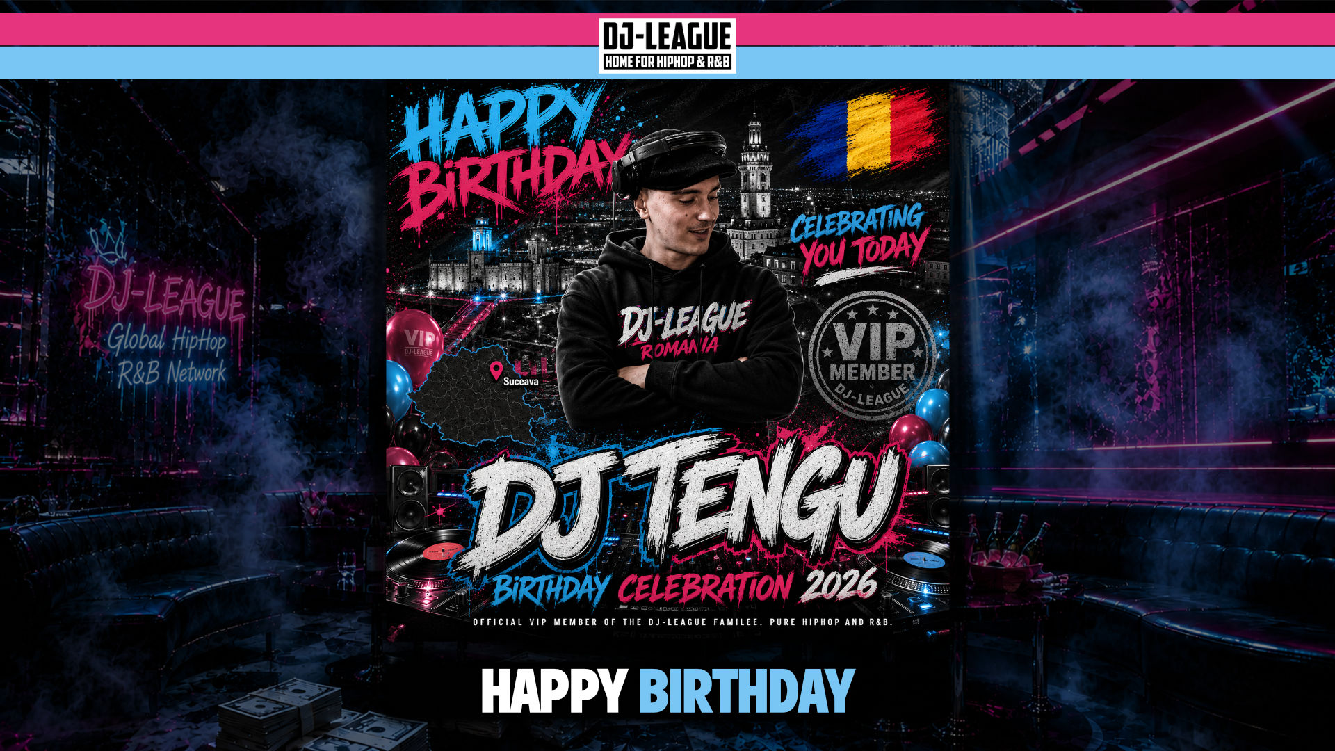 Happy Birthday DJ Tengu – VIP DJ-League Member Birthday Tribute