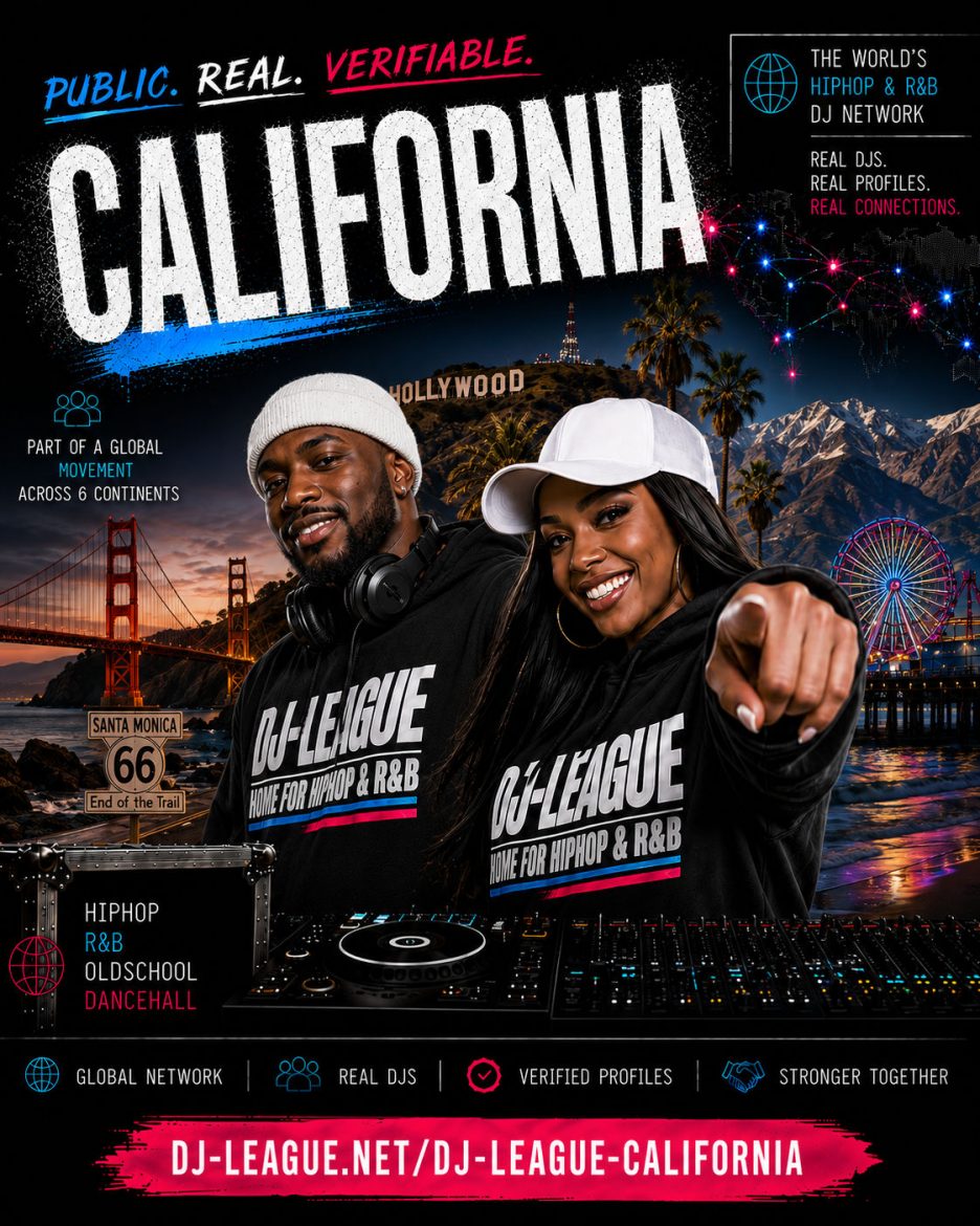 DJ-League California USA – Global HipHop, R&B, Oldschool and Dancehall DJ Community