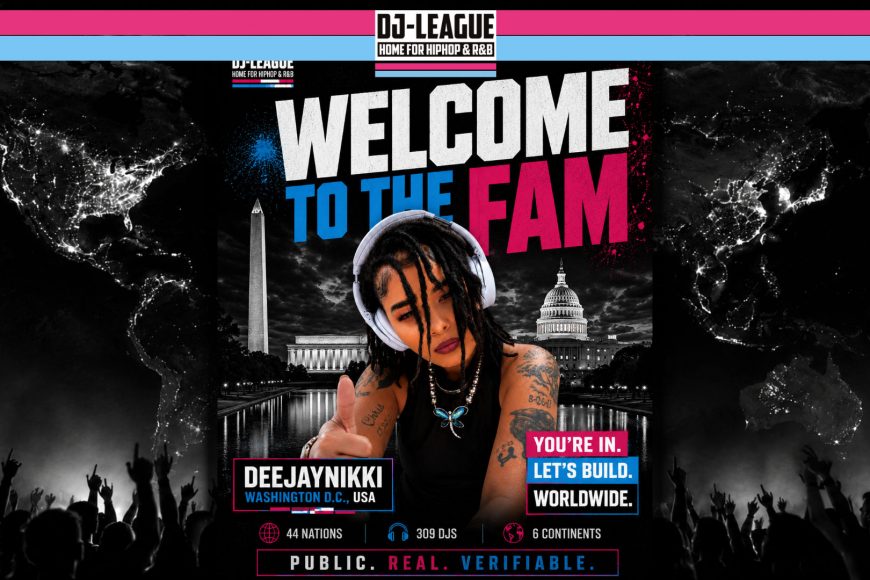 DJ-LEAGUE.NET | DJ-League welcomes DeejayNikki – HipHop & R&B Community