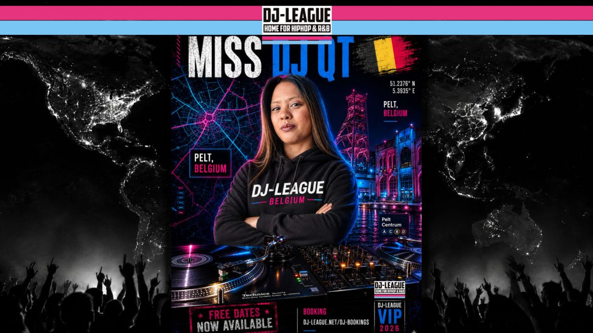 Miss DJ QT - HipHop & R&B DJ from Pelt, Belgium | DJ-League VIP DJ