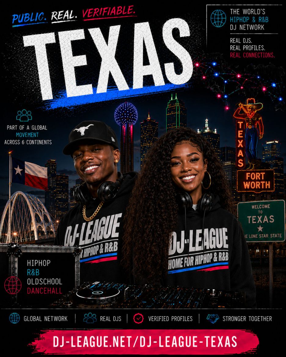 DJ-League Texas USA – Global HipHop, R&B, Oldschool and Dancehall DJ Community