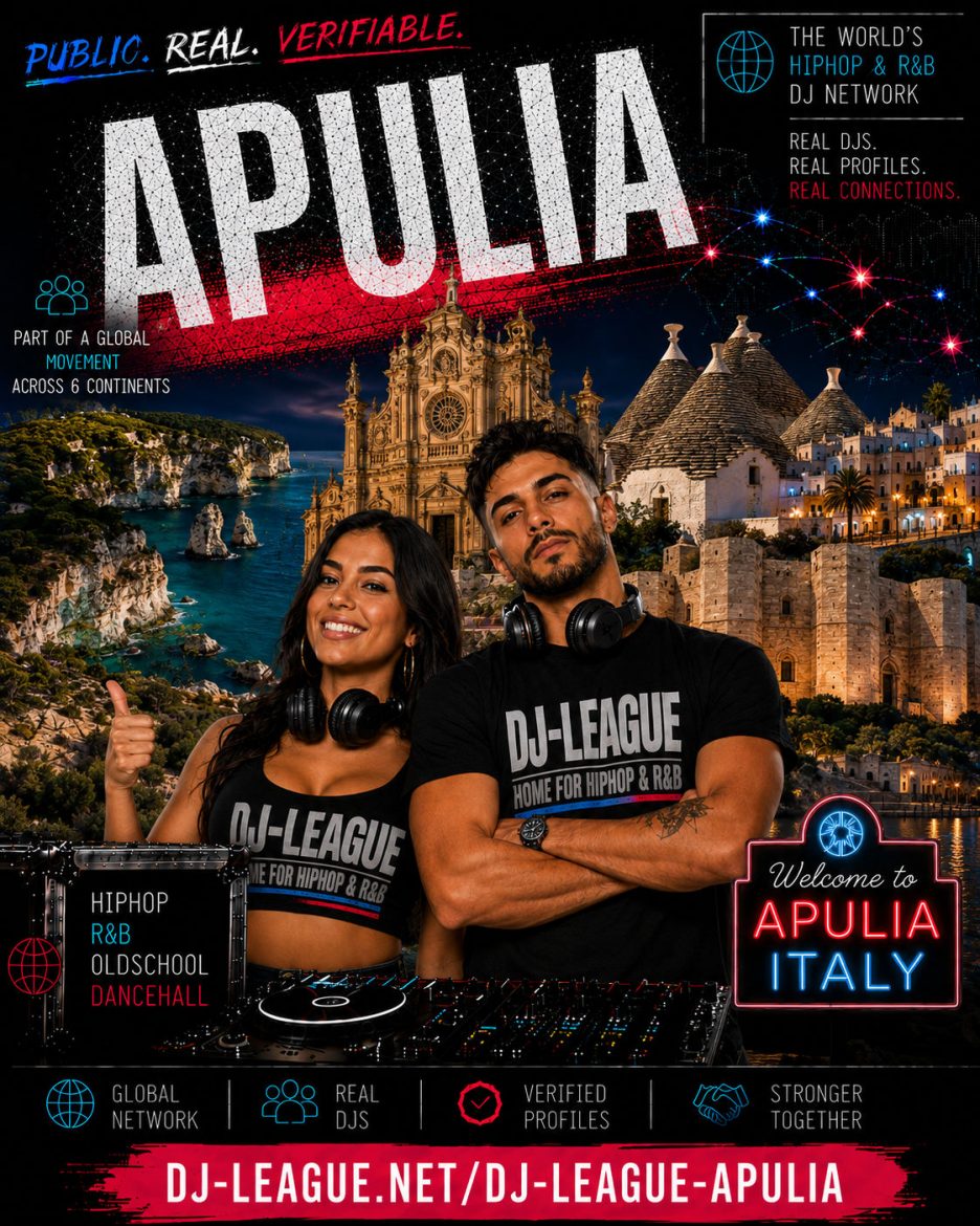 DJ-League Apulia Italy – Global HipHop, R&B, Oldschool and Dancehall DJ Community