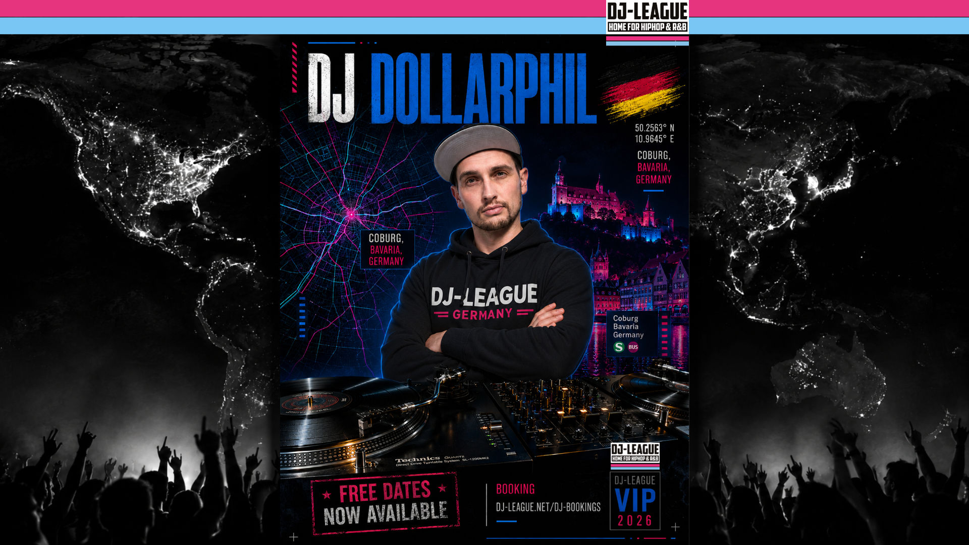 DJ Dollarphil – HipHop-, R&B & Oldschool DJ from Coburg, Germany | DJ-League VIP DJ Booking