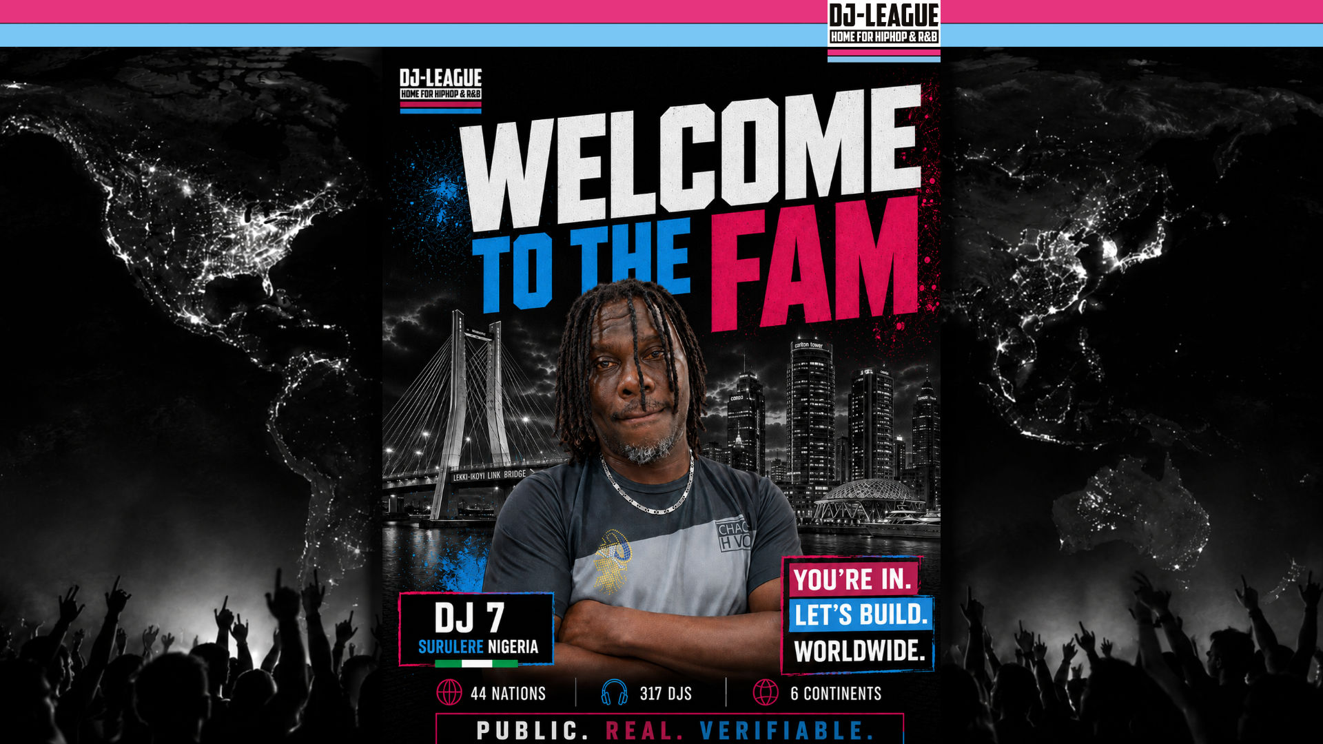 Welcome DJ 7 to the DJ-League Nigeria