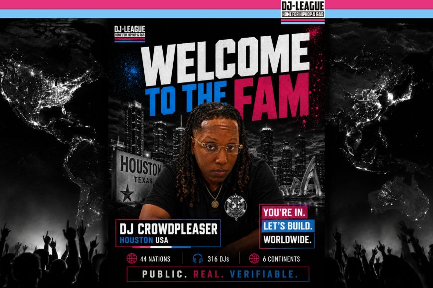 DJ-LEAGUE.NET | DJ-League welcomes DJ Crowdpleaser – HipHop & R&B Community