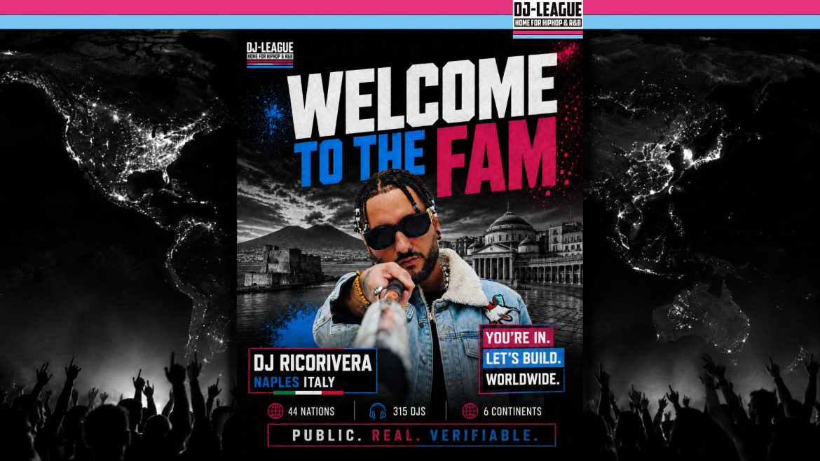 DJ-LEAGUE.NET | DJ-League welcomes DJ RicoRivera – HipHop & R&B Community