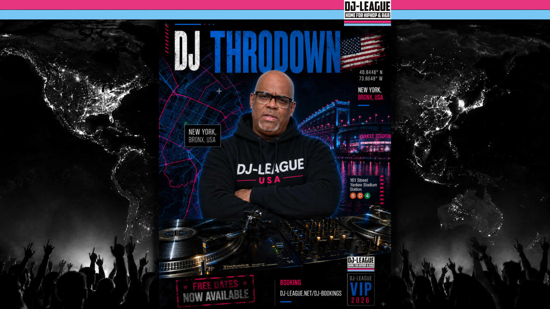 DJ Throdown – HipHop-, R&B & Oldschool DJ from New York City, USA | DJ-League VIP DJ Booking