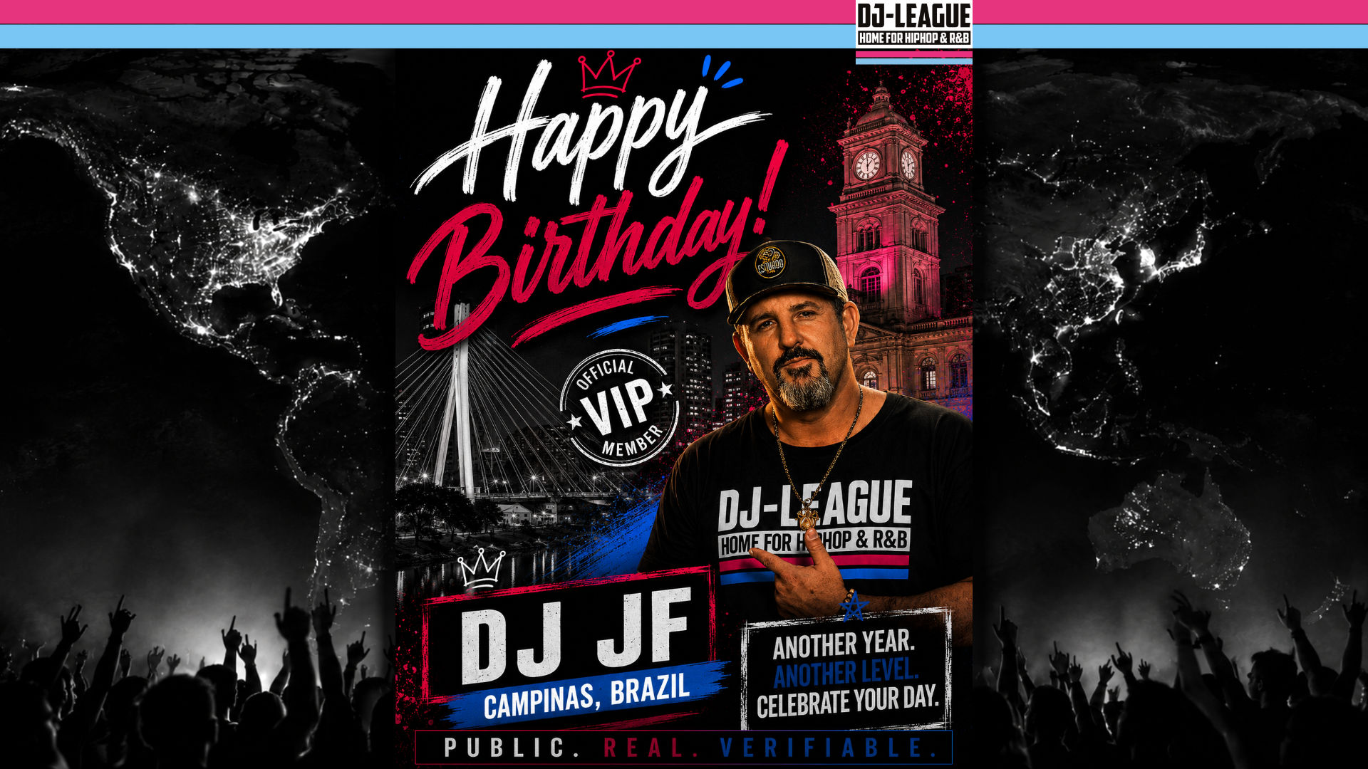 Happy Birthday DJ JF – VIP DJ-League Member Birthday Tribute