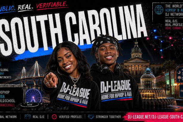 DJ-League South Carolina USA – Global HipHop, R&B, Oldschool and Dancehall DJ Community
