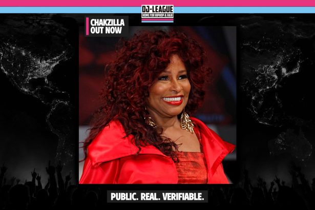 Chaka Khan wearing a red outfit at The Heart Truth fashion show