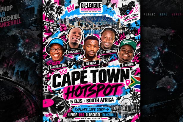 DJ-League Cape Town HotSpot featuring DJ Dean Of Soul, DJ Smashy, DJ Nicky, DJ Icy Magic Touch and DJ Krriipto