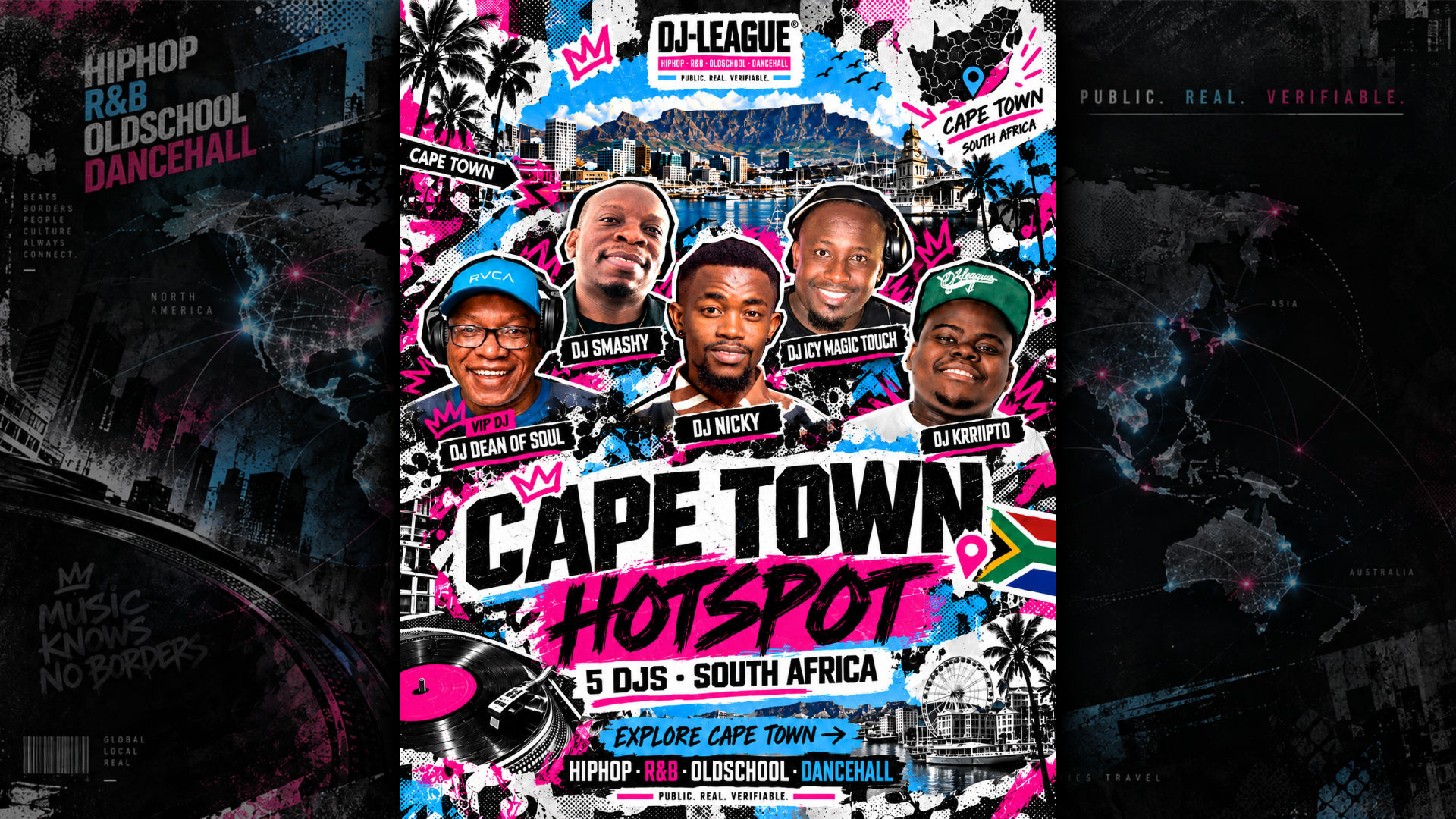 Cape Town Reaches DJ-League HotSpot Status With Five Local DJs
