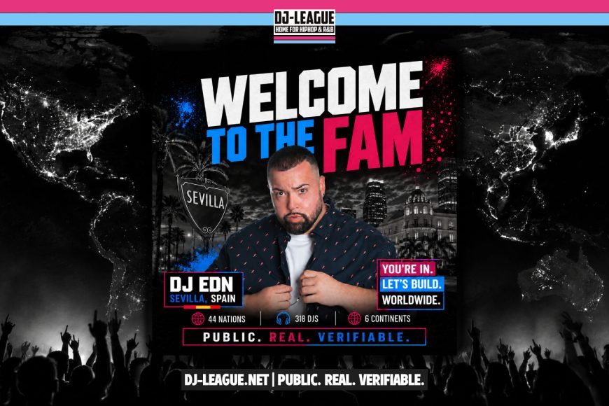 DJ-LEAGUE.NET | DJ-League welcomes DJ EDN – HipHop & R&B Community
