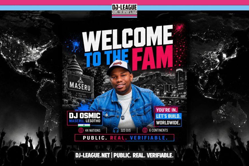 DJ-LEAGUE.NET | DJ-League welcomes DJ Osmic – HipHop & R&B Community