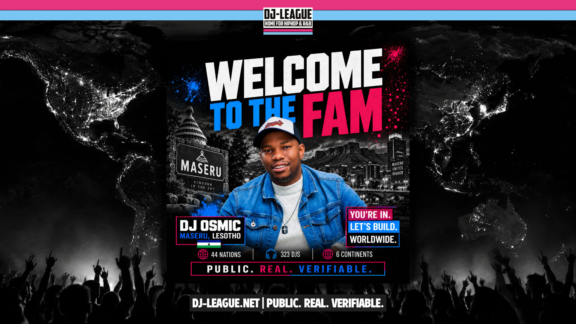 Welcome DJ Osmic to the DJ-League Lesotho