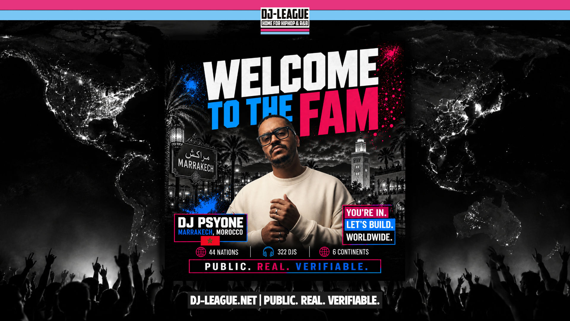 Welcome DJ Psyone to the DJ-League Morocco