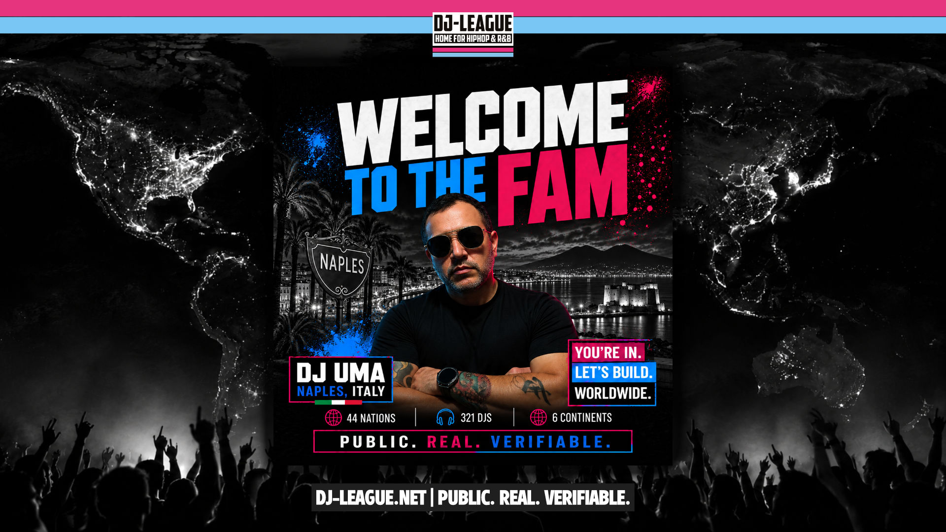 Welcome DJ Uma to the DJ-League Italy
